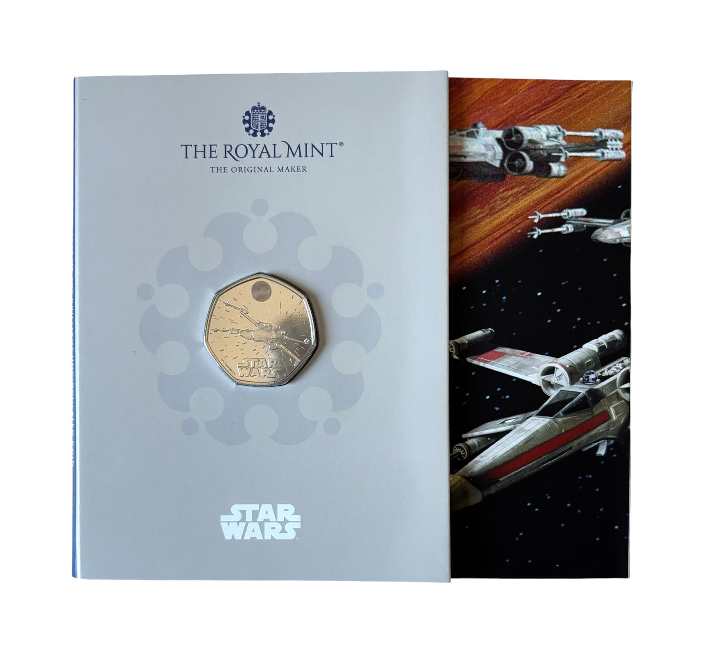 Star Wars 2024 Royal Mint King Charles III - X-wing Uncirculated 50p coin