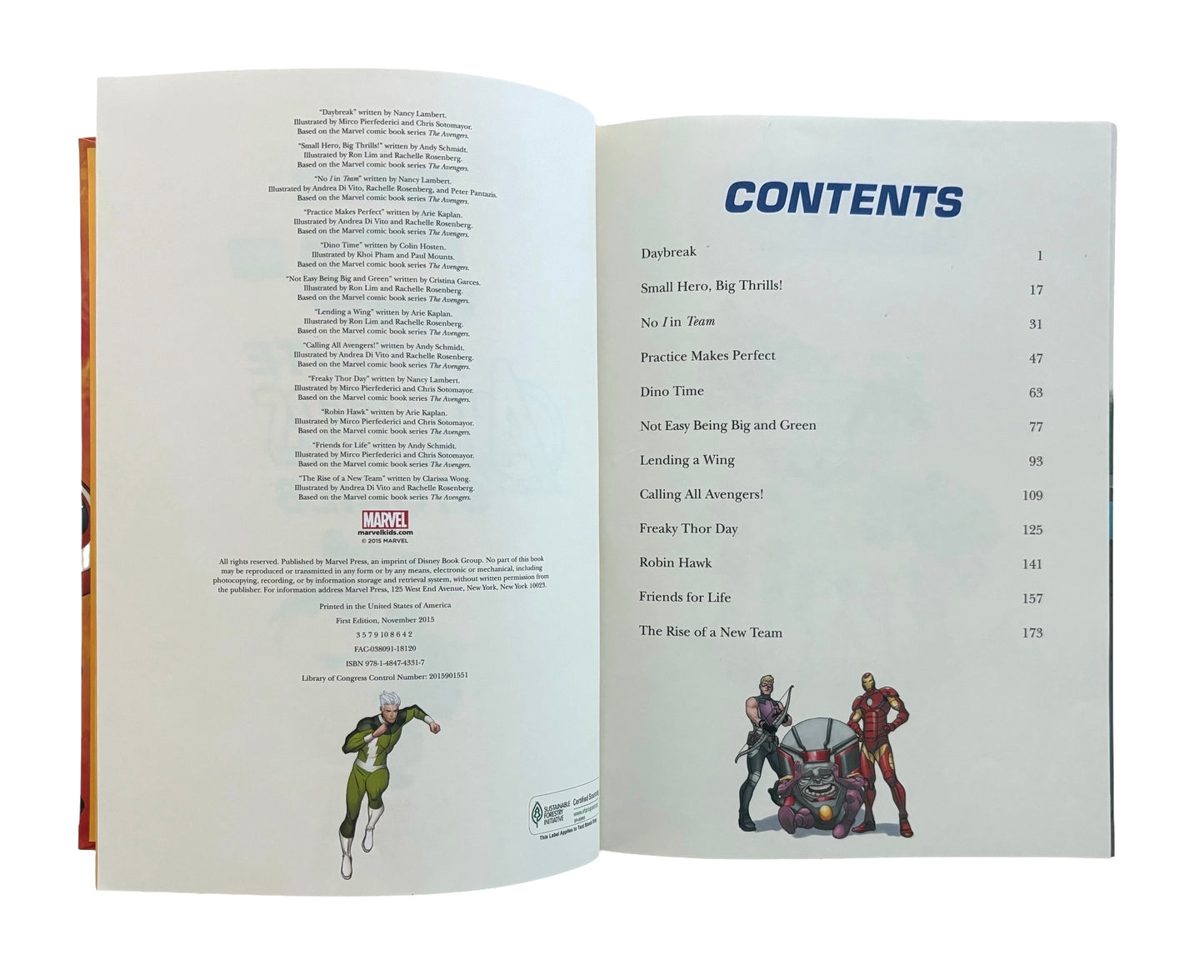 Marvel Avengers Story Book