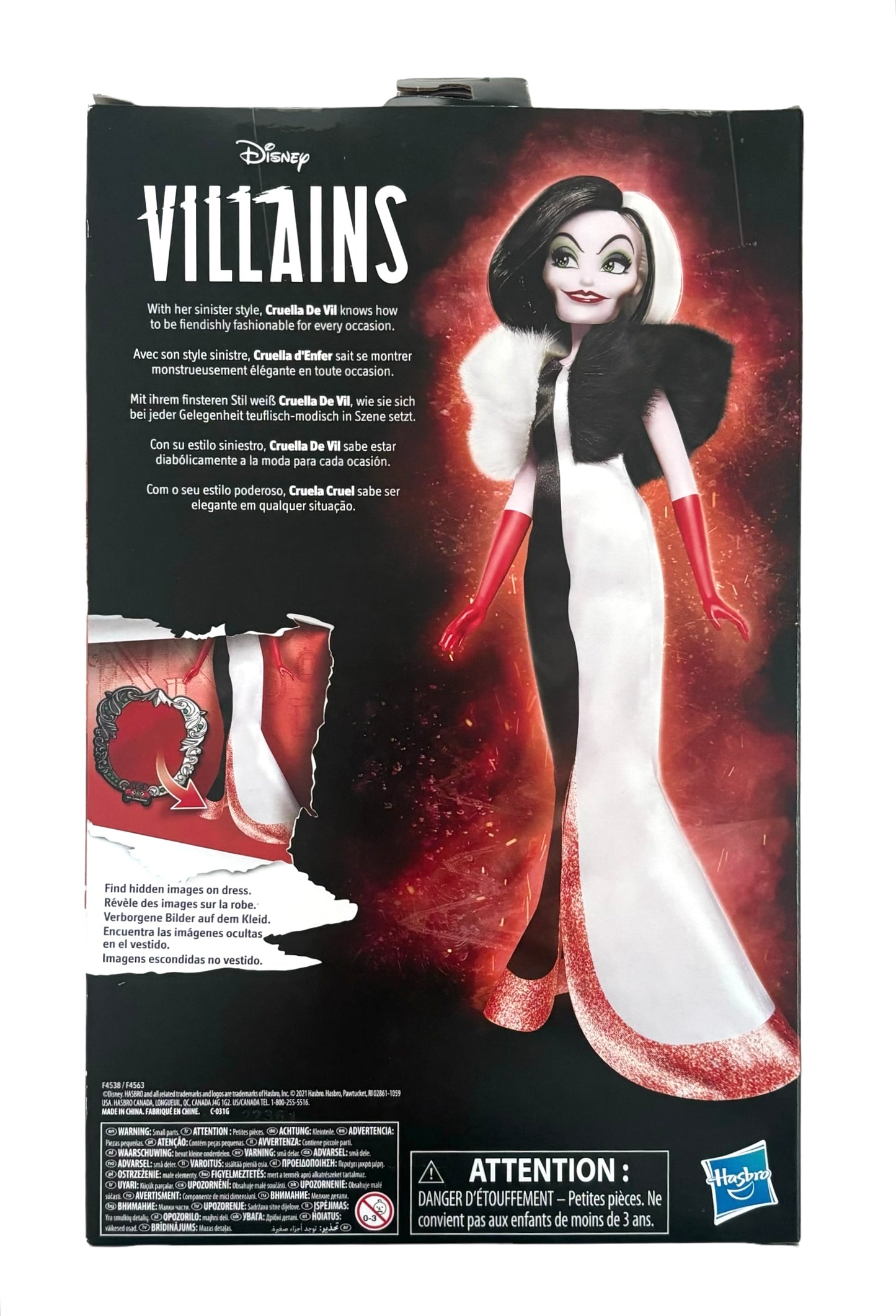 Disney Villains Cruella Collectable Doll