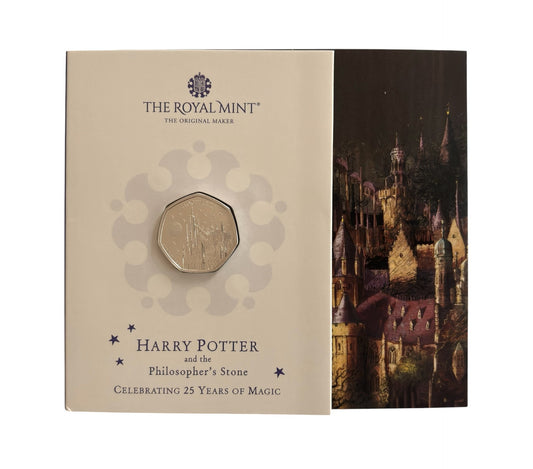 Harry Potter 50p Coin - Hogwarts School.