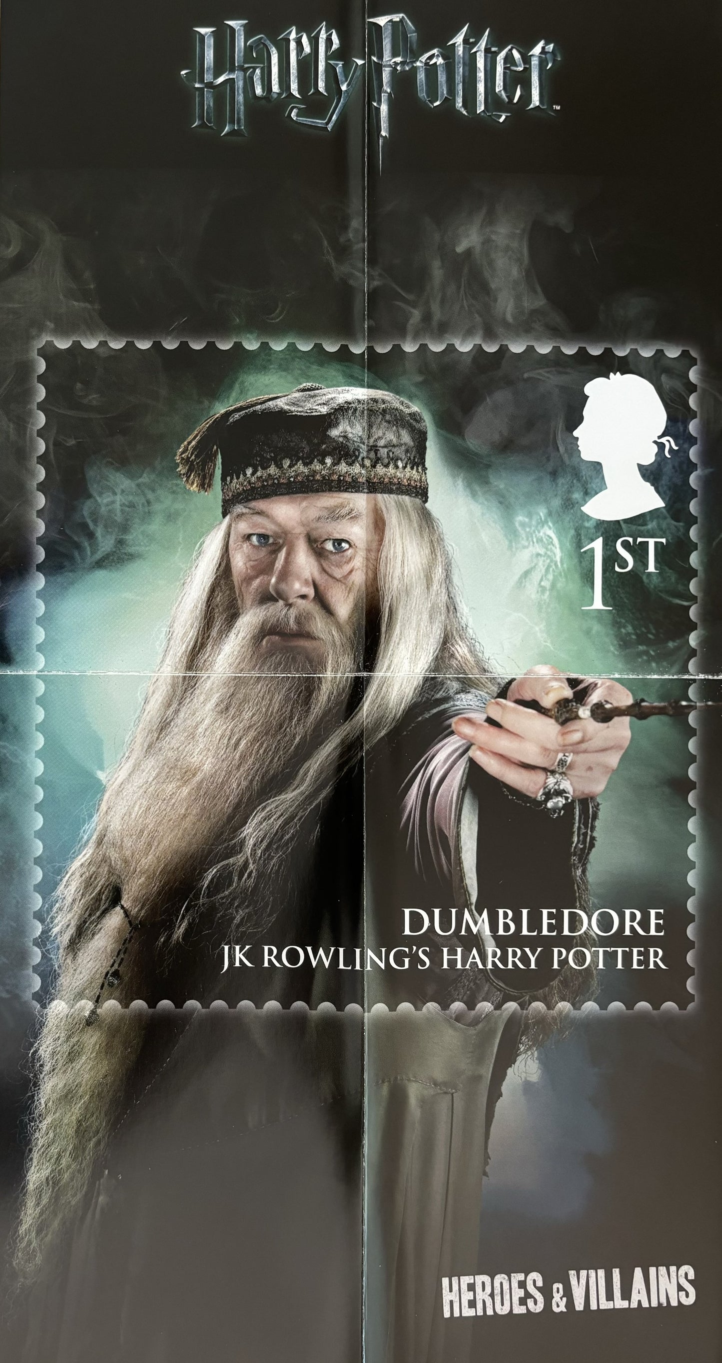 Harry Potter Heroes & Villains Collectable Stamps 2011