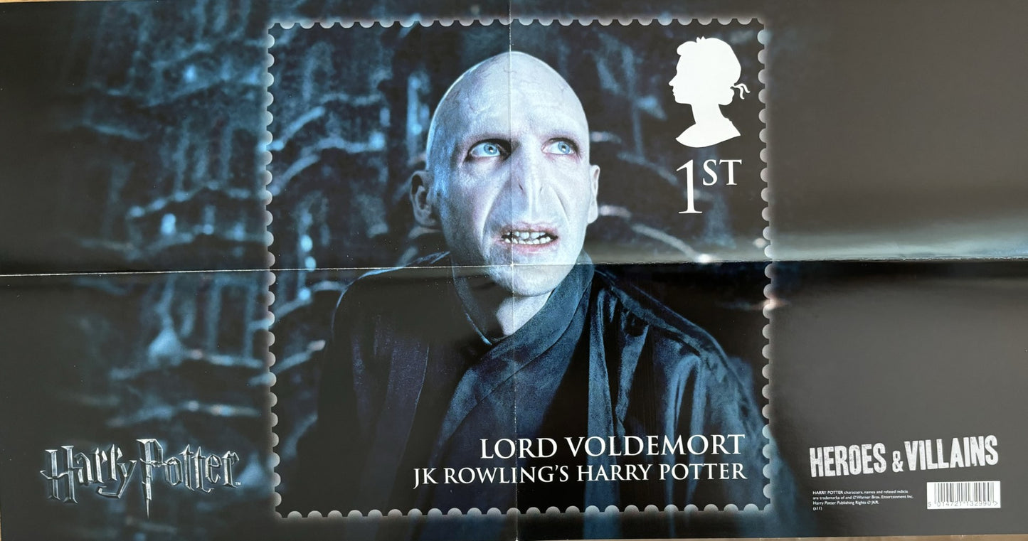 Harry Potter Heroes & Villains Collectable Stamps 2011