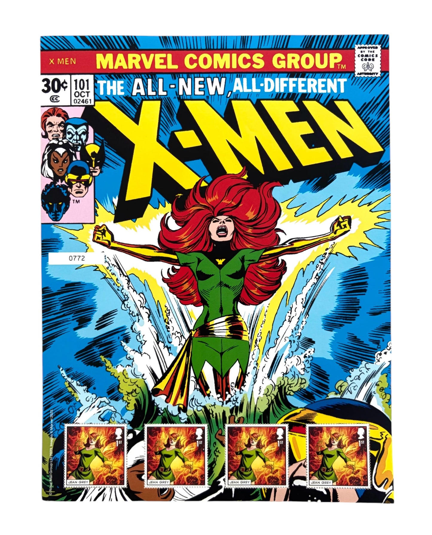 Marvel X-Men Jean Grey Fan Sheet