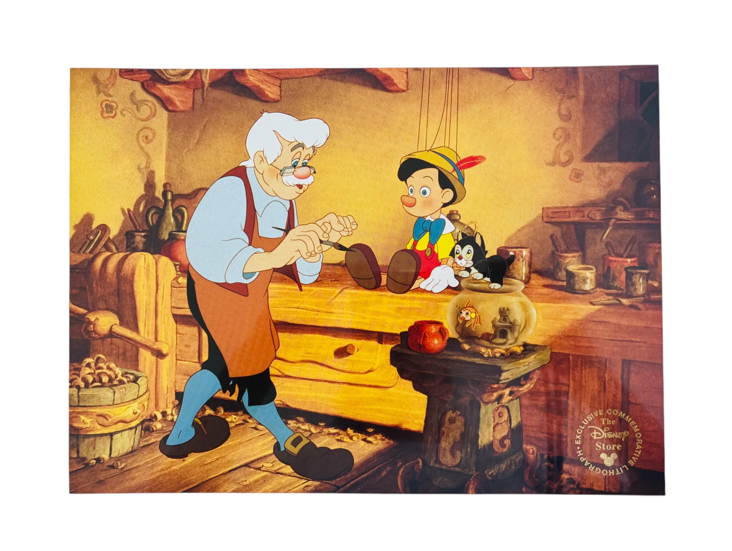 Disney Store Pinocchio Exclusive Commemorative Lithograph