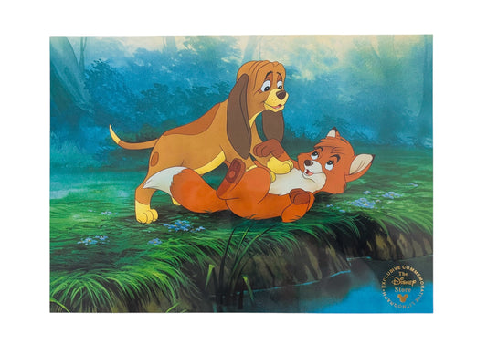 Disney Store The Fox and the Hound Exclusive Commemorative Lithograph