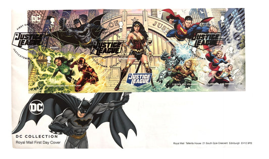 DC - Justice League Royal Mail First Day Cover.