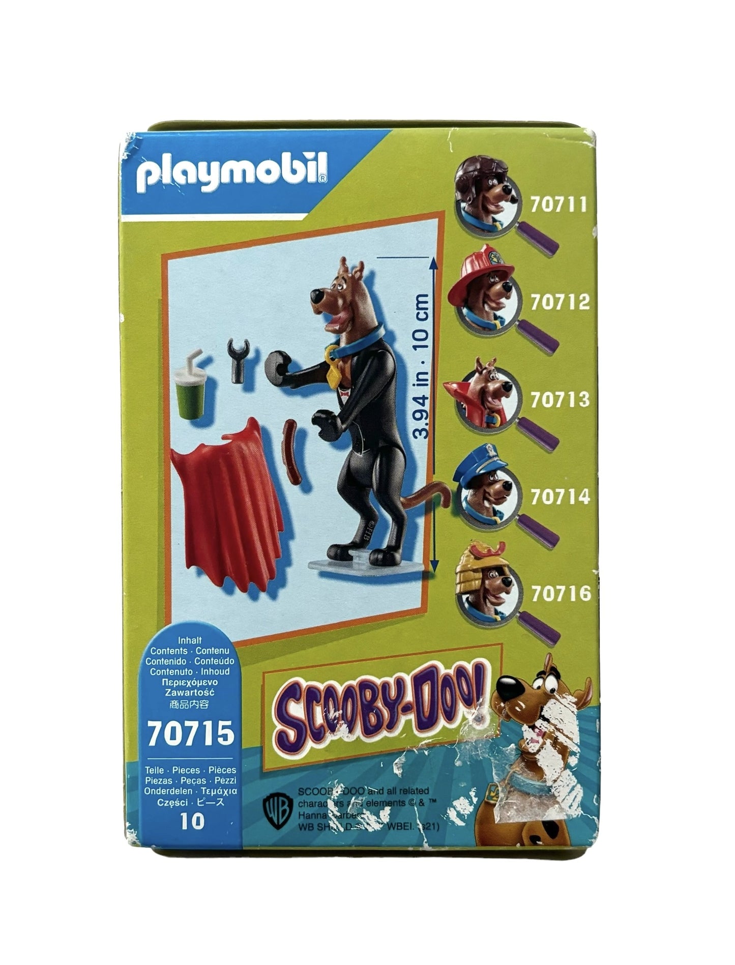 Scooby Doo Cape Playmobil Set Age 5+